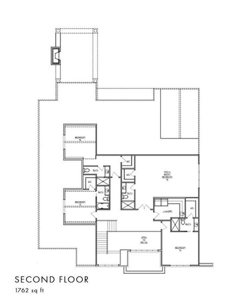 2D floor plan layout of this home in , Alpharetta, GA (Image 3).
