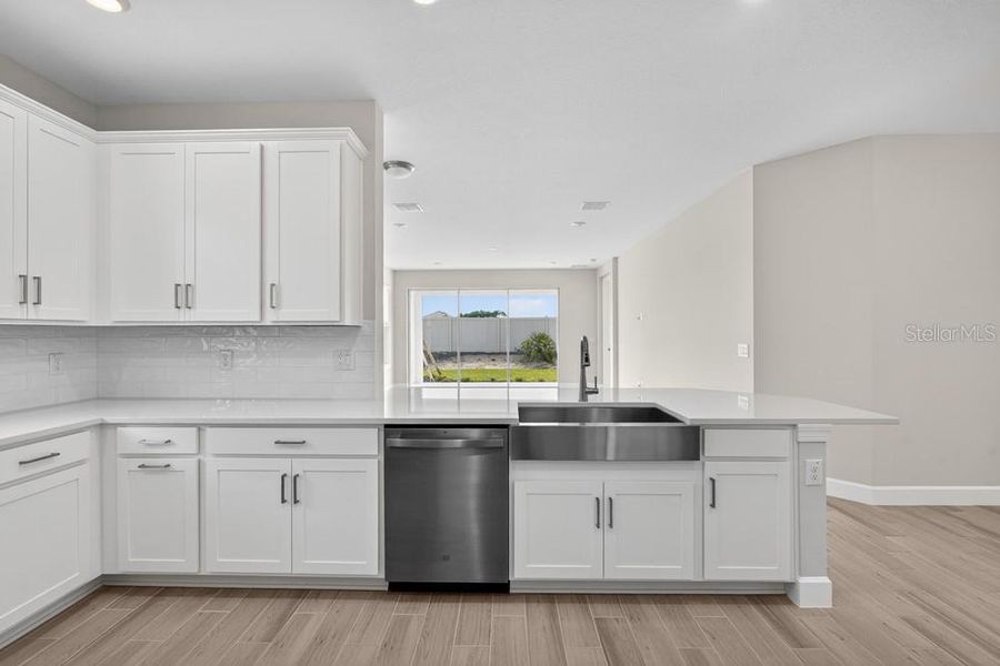 Furnished interior view inside a new home in Esplanade at Wiregrass Ranch, Wesley Chapel (Image 20).