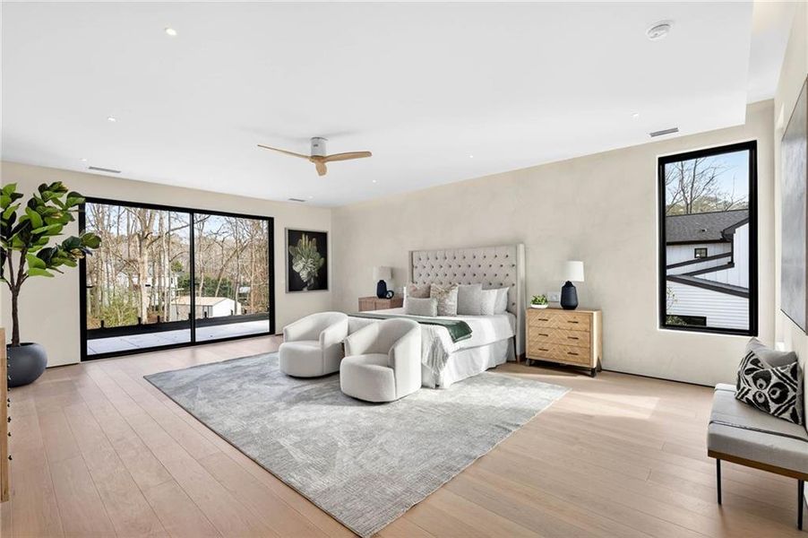 Furnished interior view inside a new home in , Alpharetta (Image 43).