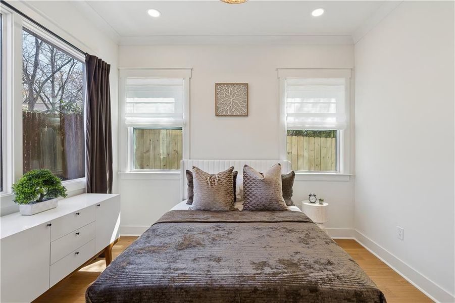 Furnished interior view inside a new home in , Atlanta (Image 35).