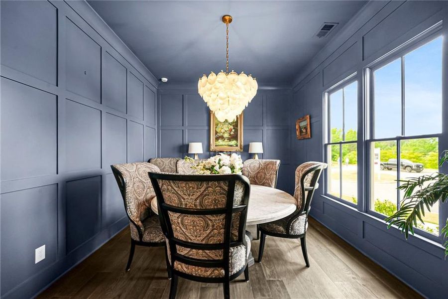 Furnished interior view inside a new home in , Milton (Image 9).