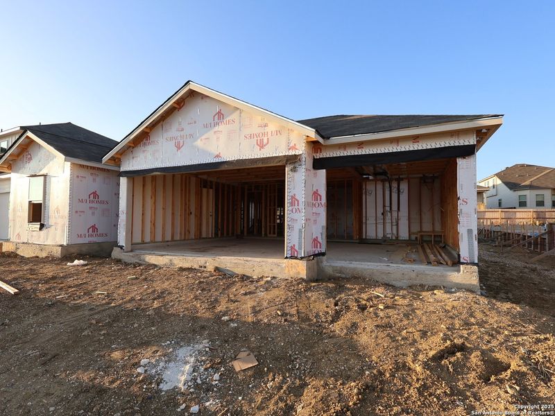In-progress construction of a new home in Greenspoint Heights, Seguin, TX (Image 20).