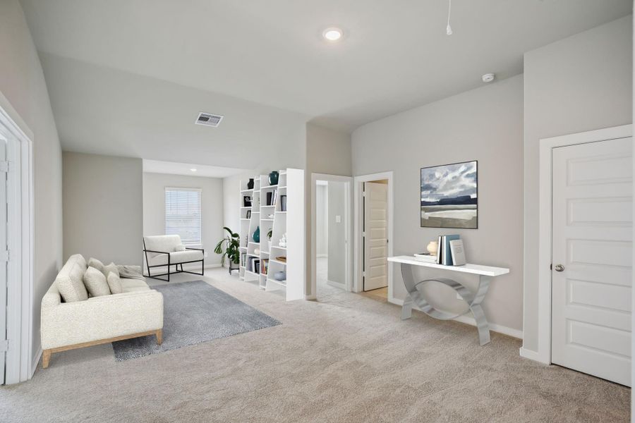 Photo is not of the actual home but is an inspirational photo of builder's model home and may depict options, furnishings, and/or decorator features that are not included.