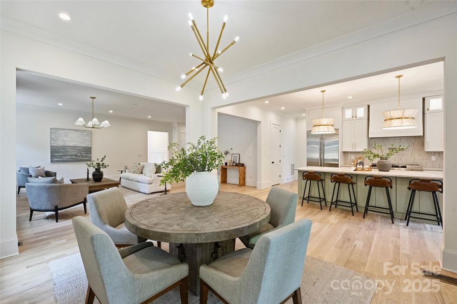 Furnished interior view inside a new home in , Charlotte (Image 9).