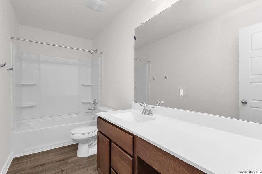 Furnished interior view inside a new home in Medina Crossing, Von Ormy (Image 6). Furnished interior view inside a new home in Medina Crossing, Von Ormy (Image 6).