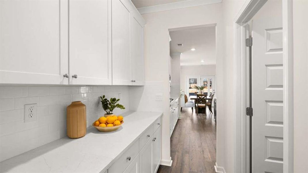 Furnished interior view inside a new home in Heritage Pointe, Senoia (Image 14).