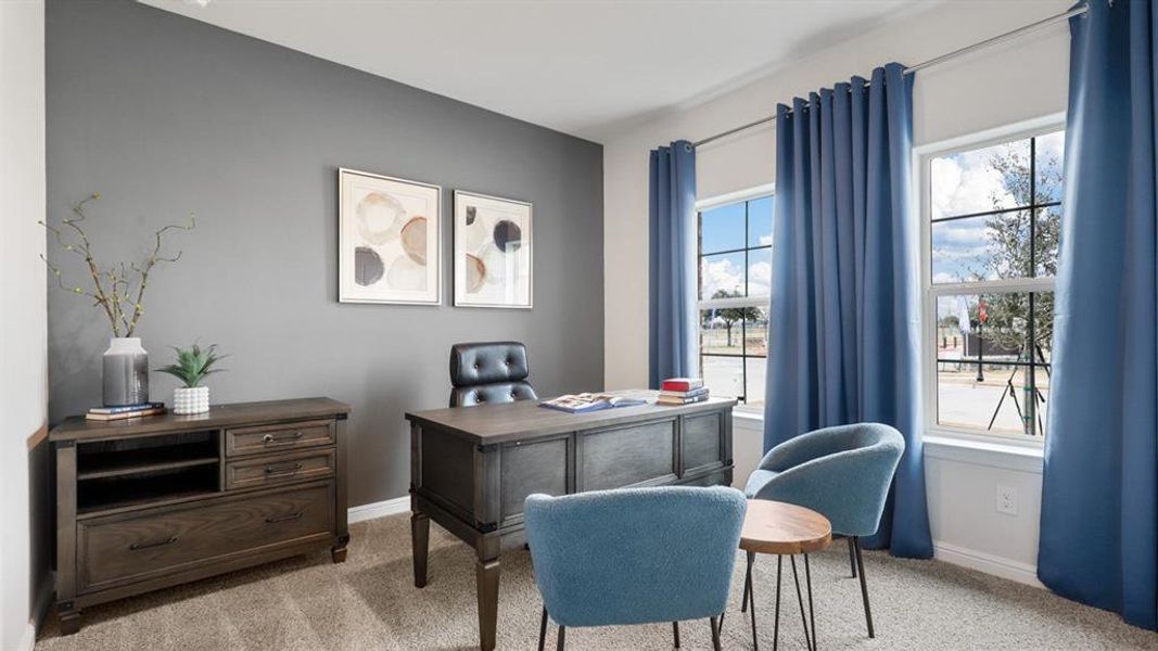 Furnished interior view inside a new home in Lankford Farms, Cleburne (Image 9).