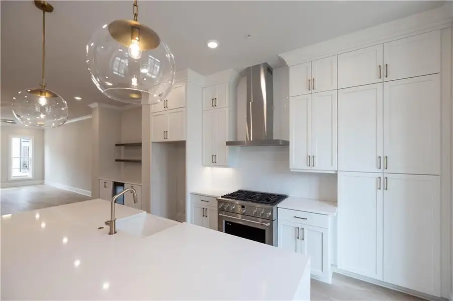 Furnished interior view inside a new home in Townes 333, Peachtree Corners (Image 10).
