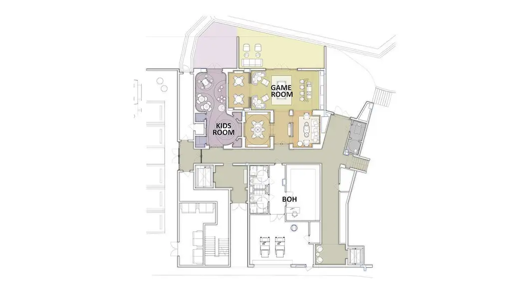Lower Level Amenities