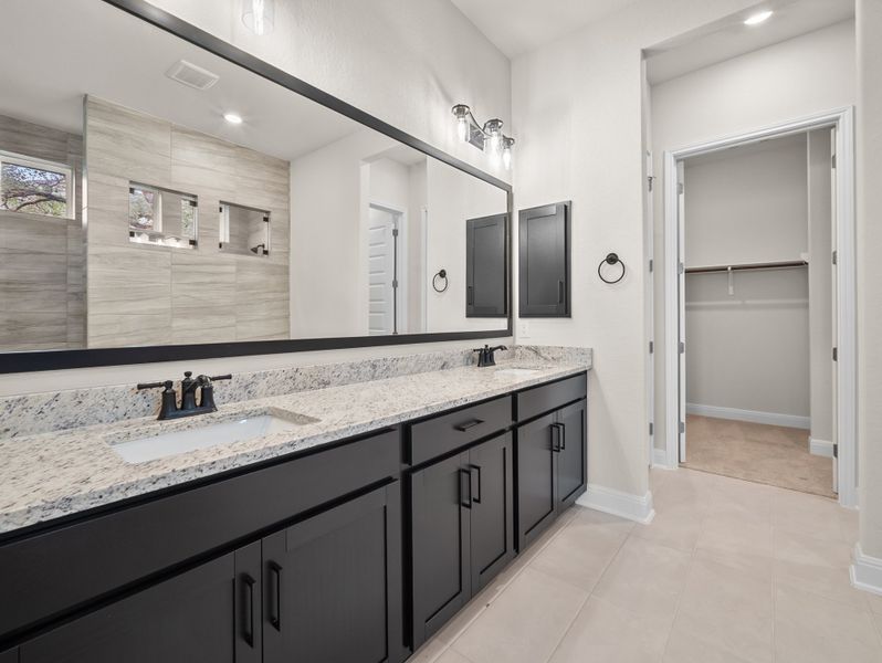 Representative furnished interior of a home built from the Valencia by Beazer Homes in Cibolo Crossing, Universal City (Image 7). Representative furnished interior of a home built from the Valencia by Beazer Homes in Cibolo Crossing, Universal City (Image 7).