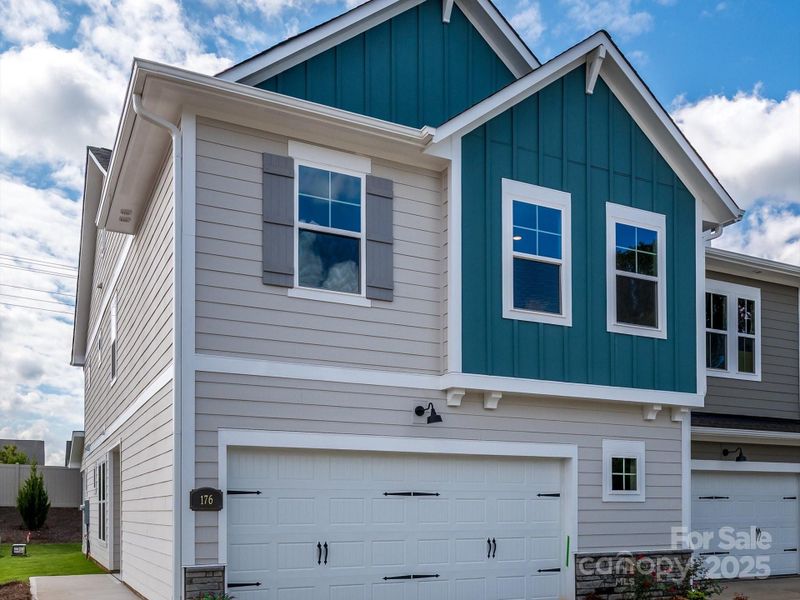 Front exterior of a new home in Westview Towns, Waxhaw, NC, highlighting curb appeal (Image 19).