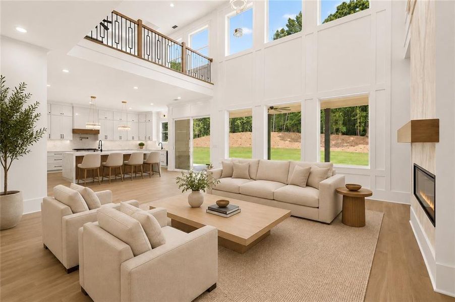 Furnished interior view inside a new home in , Jefferson (Image 10).