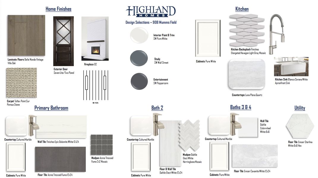 Sample of building materials used in homes in Wildflower Ranch: Artisan Series - 60ft. lots, Dish (Image 53).