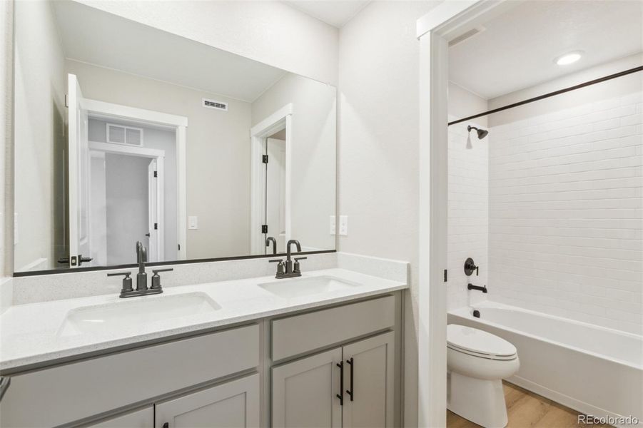 Furnished interior view inside a new home in , Commerce City (Image 8).
