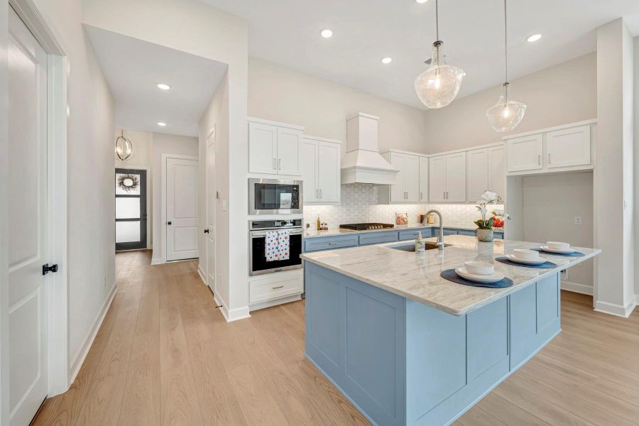 Furnished interior view inside a new home in Grange 45' Homesites, Katy (Image 6).