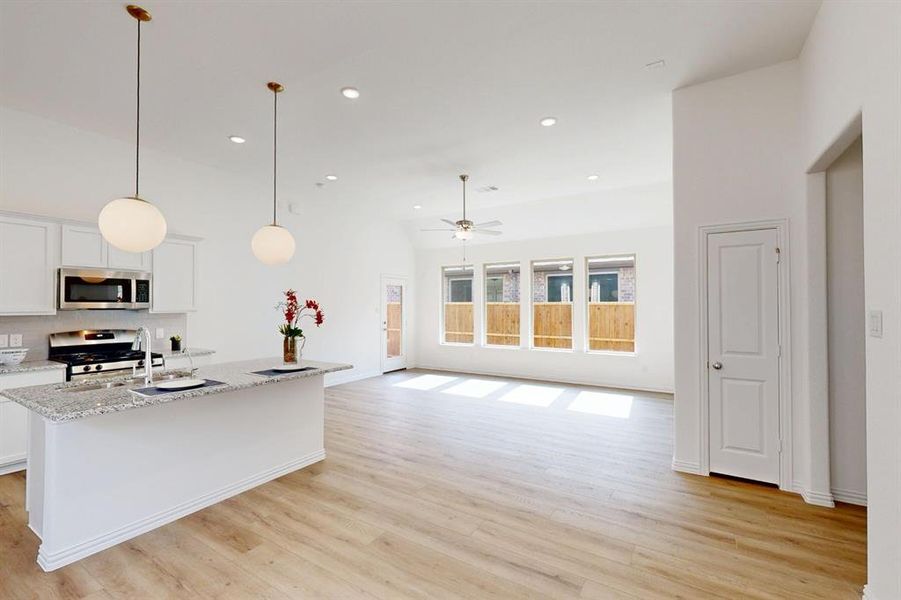 Furnished interior view inside a new home in Tarrytown, Crowley (Image 13). Furnished interior view inside a new home in Tarrytown, Crowley (Image 13).