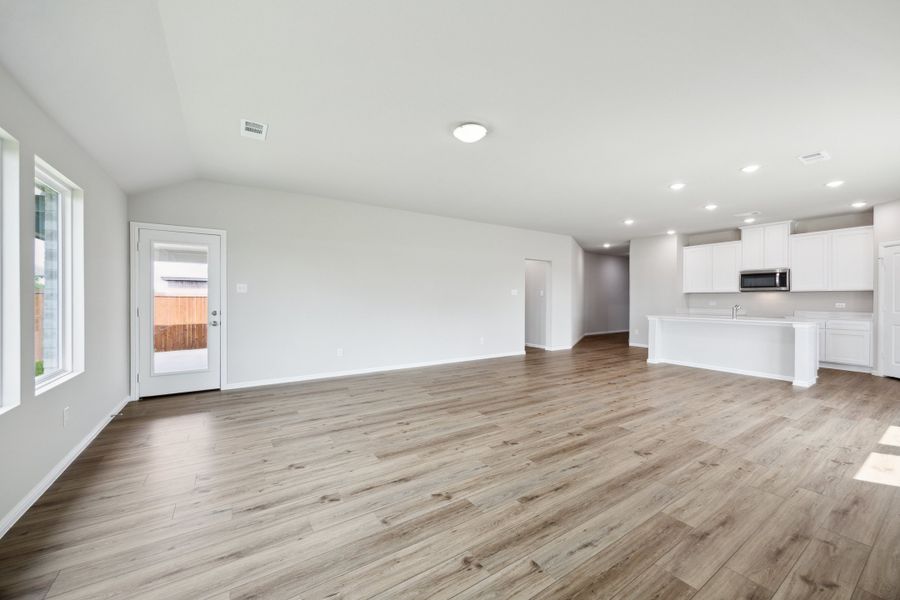 Representative unfurnished interior of a home built from the Asher by Megatel Homes in Sicily, Princeton (Image 7). Representative unfurnished interior of a home built from the Asher by Megatel Homes in Sicily, Princeton (Image 7).