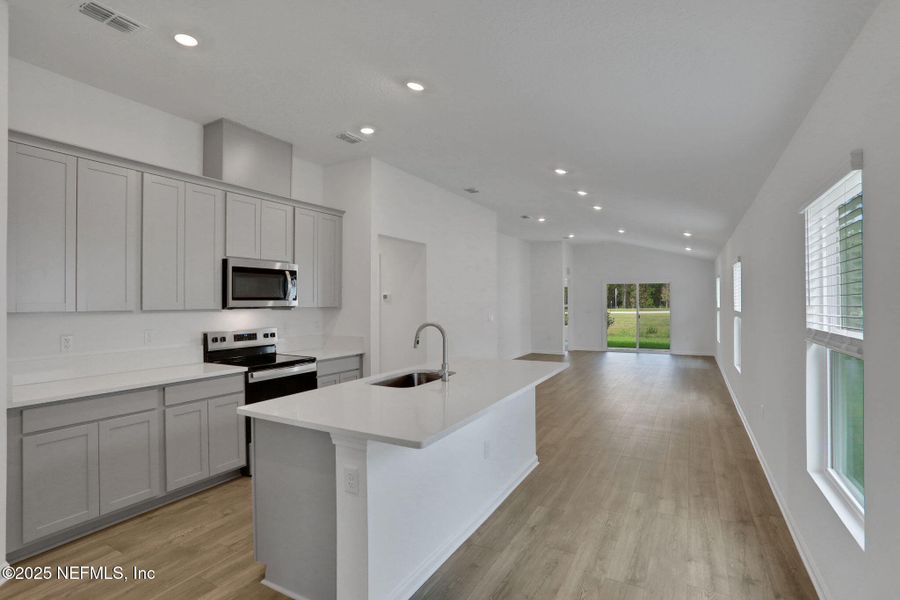 Furnished interior view inside a new home in Amberly, Green Cove Springs (Image 6).