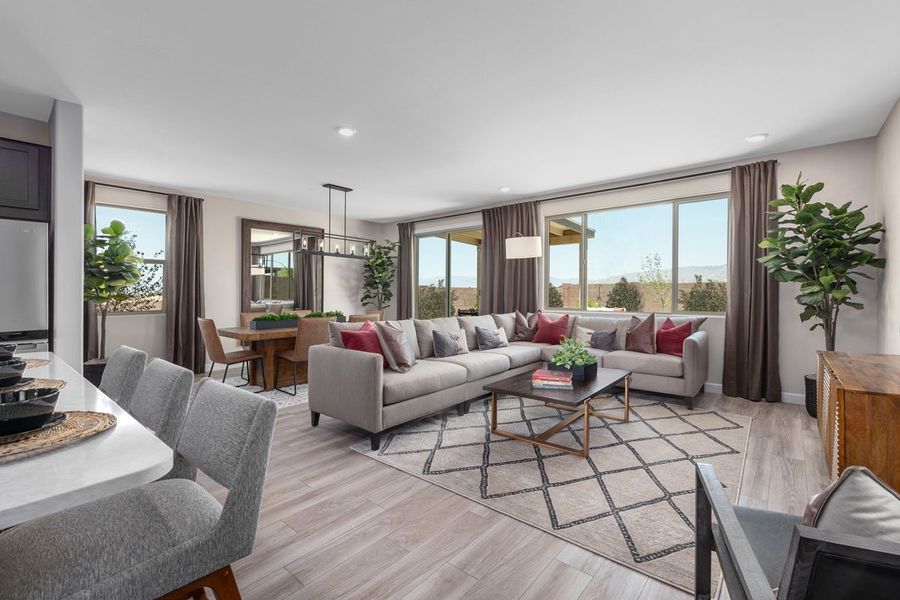 Furnished interior view inside a new home in Founders Ridge, Vail (Image 4).