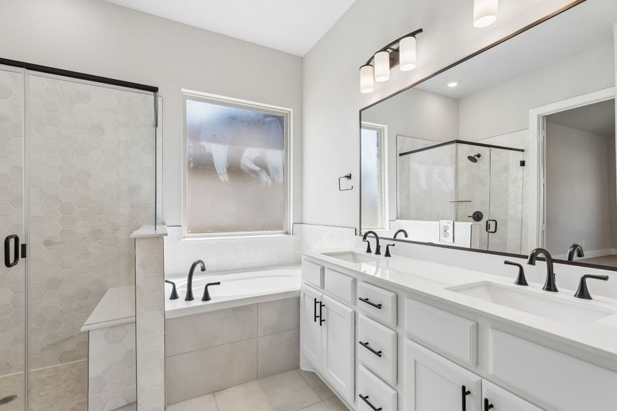 Furnished interior view inside a new home in Painted Tree Lakeside, McKinney (Image 14).
