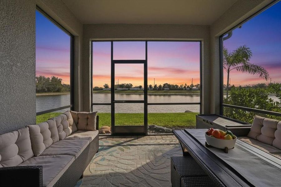 Exterior details and patio area of a home in Cypress Glen at River Wilderness, Parrish (Image 29).