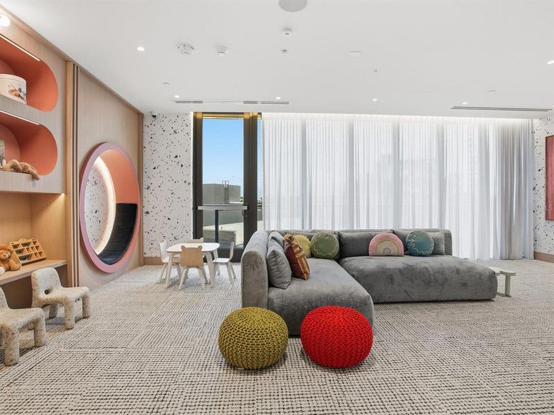 Furnished interior view inside a new home in , Tampa (Image 53).