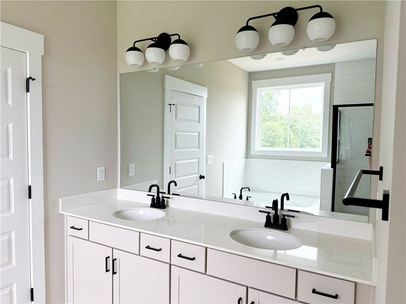 Furnished interior view inside a new home in Walker's Pointe, Anderson (Image 15).