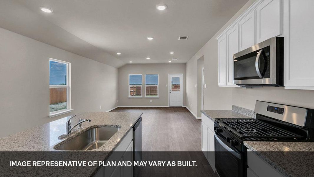 Furnished interior view inside a new home in Prairie Lakes, Buda (Image 8).