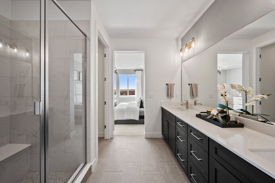 Representative furnished interior of a home built from the 1 by Trumark Homes in Trumark Homes at Tanterra, Parker (Image 22).