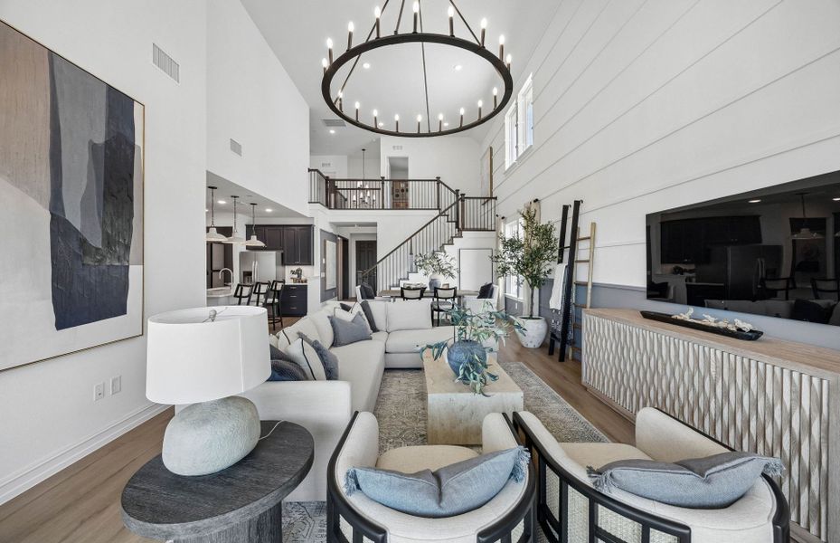 Representative furnished interior of a home built from the Rainier by Pulte Homes in Wilson Creek Meadows, Celina (Image 14).