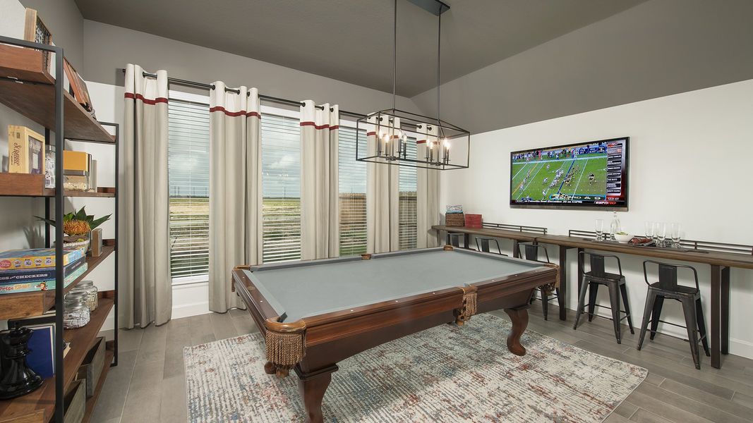 Furnished interior view inside a new home in Kinder Ranch, San Antonio (Image 7).