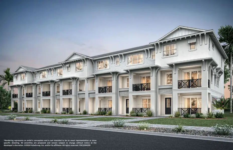 Representative exterior photo of a completed home built from the Oakshore by DiVosta in The Dunes at Juno Beach, Juno Beach, FL (Image 1). Representative exterior photo of a completed home built from the Oakshore by DiVosta in The Dunes at Juno Beach, Juno Beach, FL (Image 1).