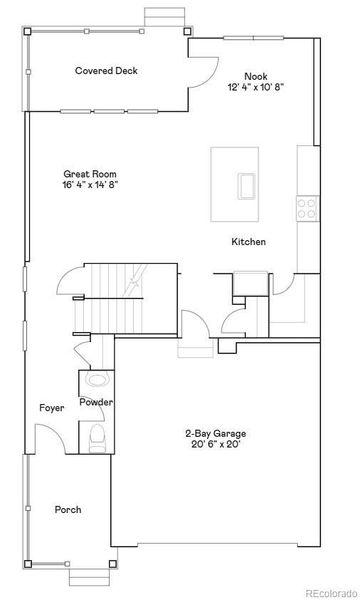 2D floor plan layout of this home in Parterre, Thornton, CO (Image 3).
