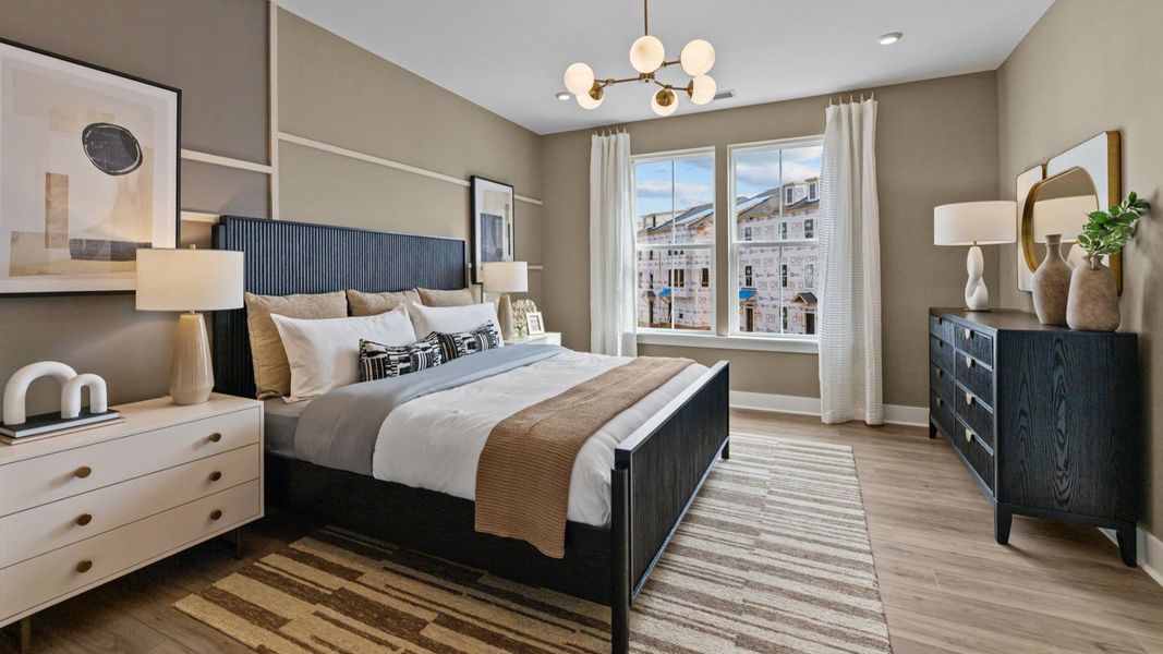 The Landon Plan by DRB Homes in Charlotte, NC,-  Bedroom