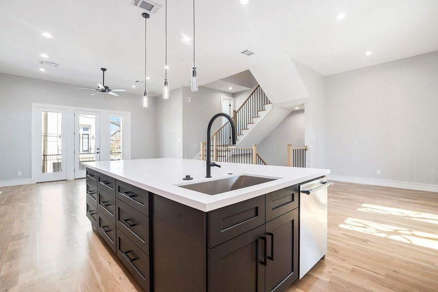 Furnished interior view inside a new home in , Houston (Image 29). Furnished interior view inside a new home in , Houston (Image 29).