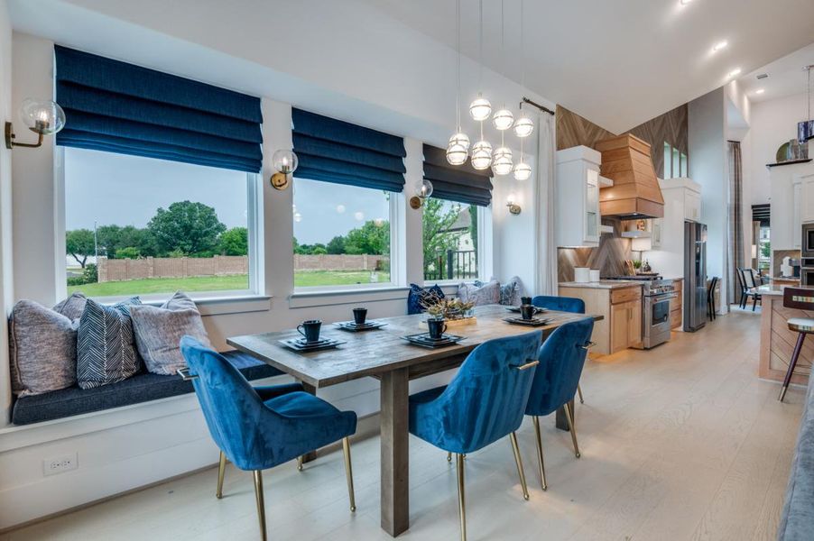 Furnished interior view inside a new home in Grand Braniff Park, Irving (Image 9).