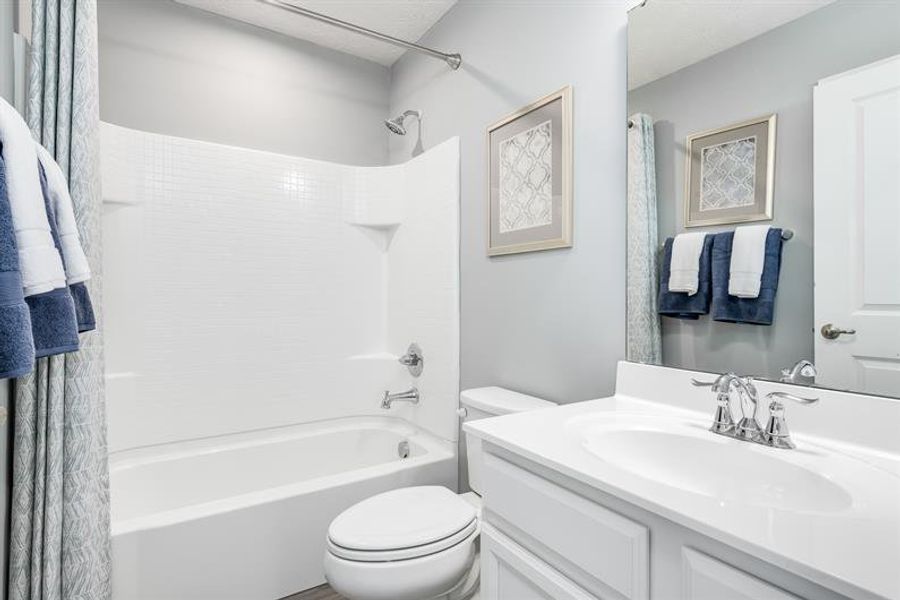 Representative furnished interior of a home built from the Mozart w/ Unfinished Basement by Ryan Homes in Fall Crest, Nashville (Image 5).
