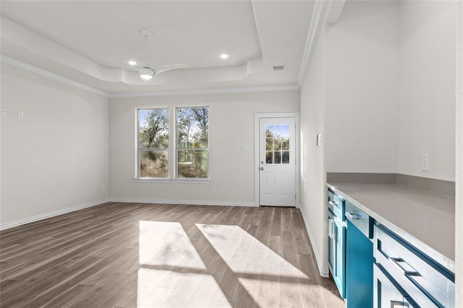 Furnished interior view inside a new home in , Weatherford (Image 9).