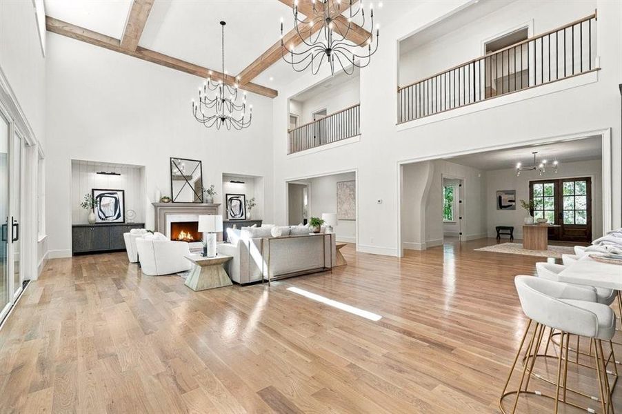 Furnished interior view inside a new home in , Roswell (Image 76).