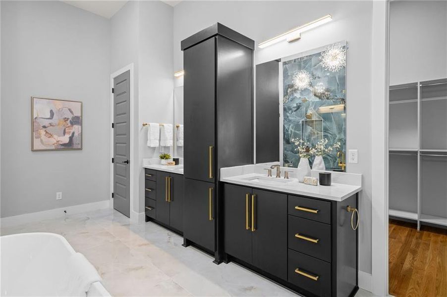 Furnished interior view inside a new home in , Alpharetta (Image 30).