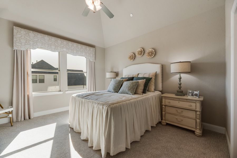 Furnished interior view inside a new home in King's Crossing - Phase 3, Allen (Image 36). Furnished interior view inside a new home in King's Crossing - Phase 3, Allen (Image 36).