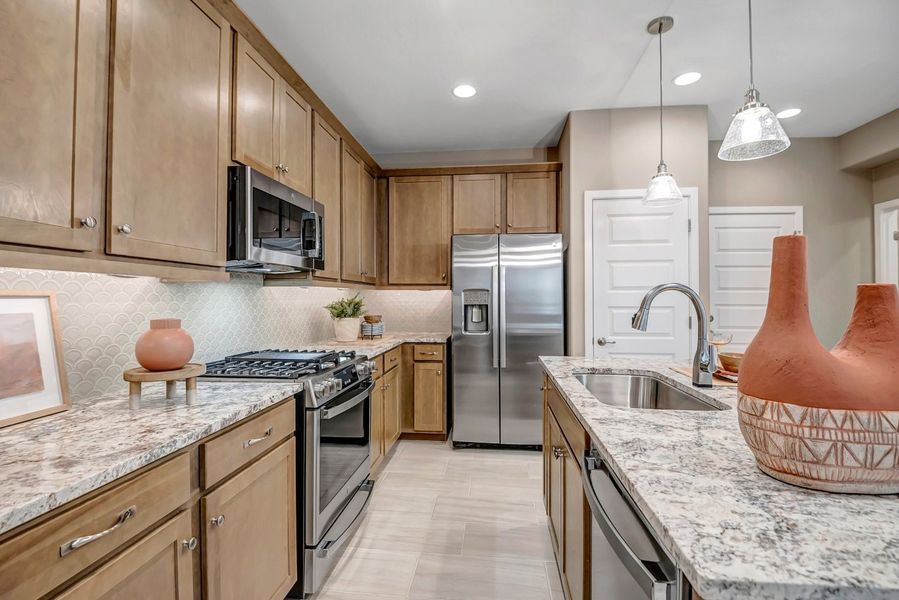 Furnished interior view inside a new home in Ironwood Villages at North Creek, Queen Creek (Image 16).