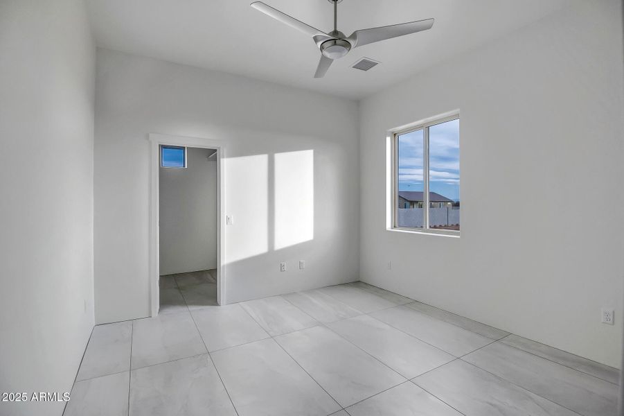 Bedroom of finished like home