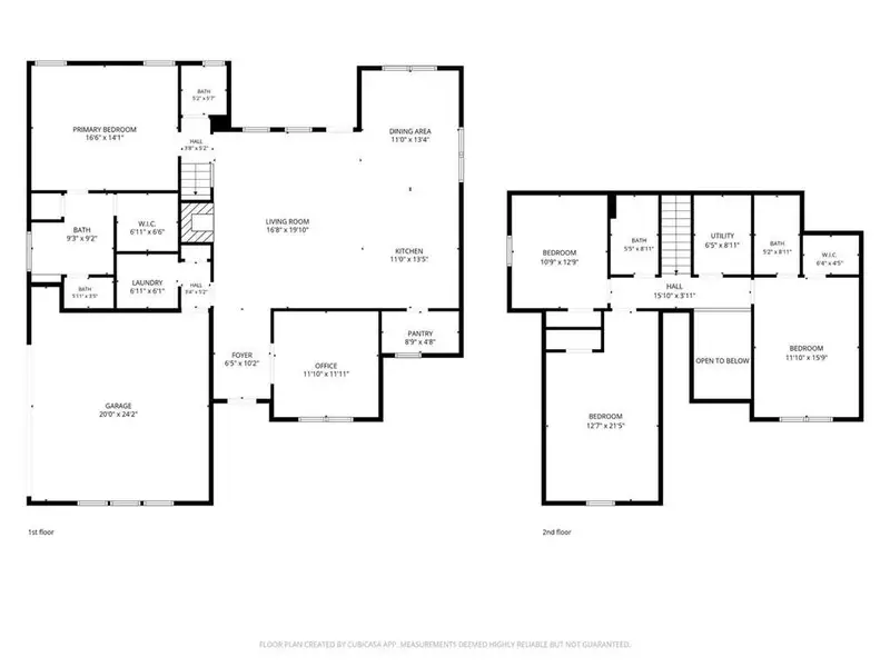 2D floor plan layout of this home in , Mansfield, GA (Image 6).