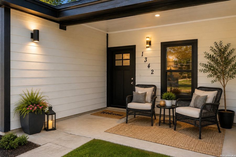 Exterior details and patio area of a home in , San Antonio (Image 2). Exterior details and patio area of a home in , San Antonio (Image 2).