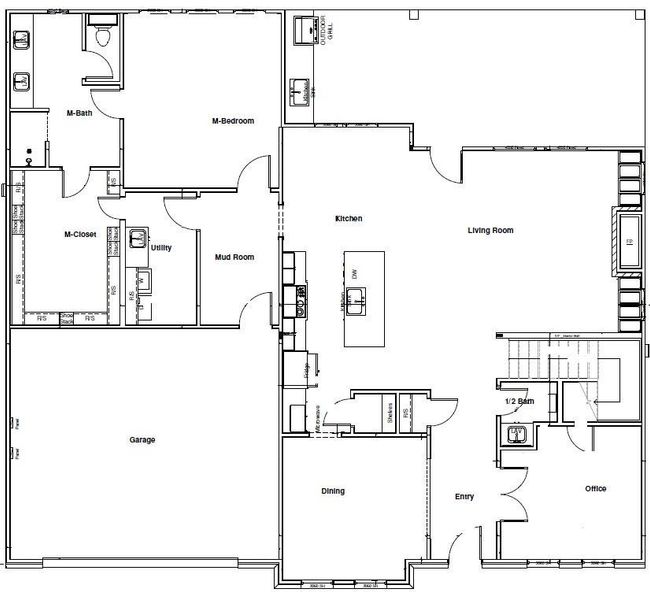 2D floor plan layout of this home in , College Station, TX (Image 5).
