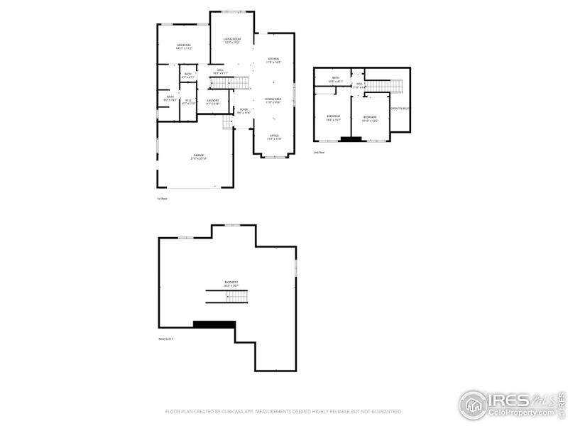 2D floor plan layout of this home in , Windsor, CO (Image 7).