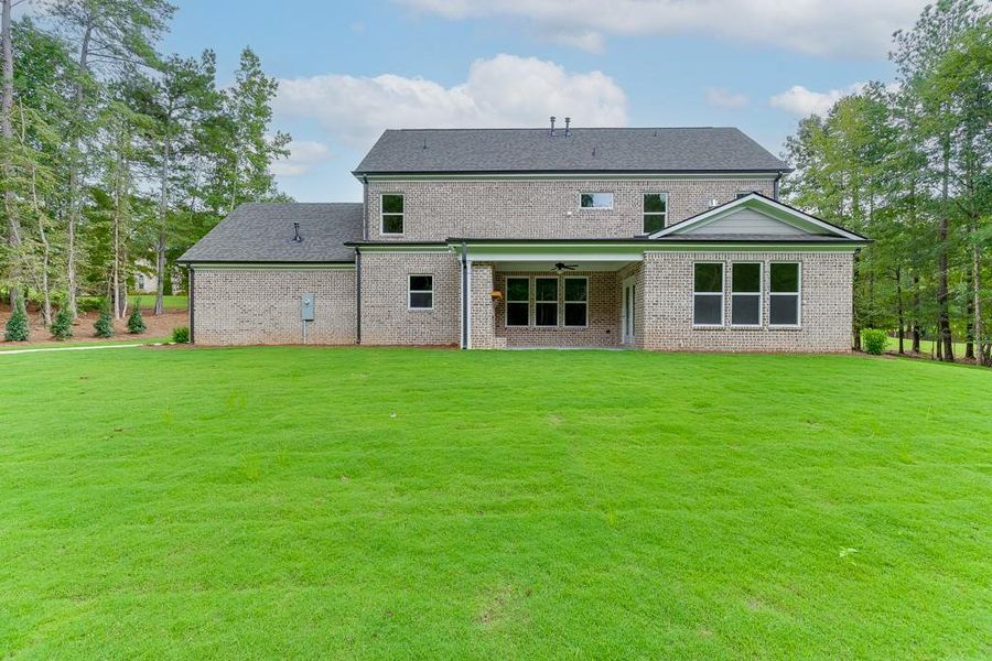 Front exterior of a new home in , Bishop, GA, highlighting curb appeal (Image 30).