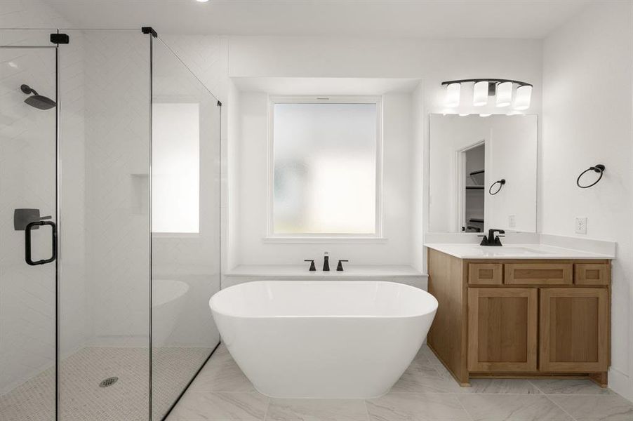Furnished interior view inside a new home in Westside Preserve, Midlothian (Image 13).