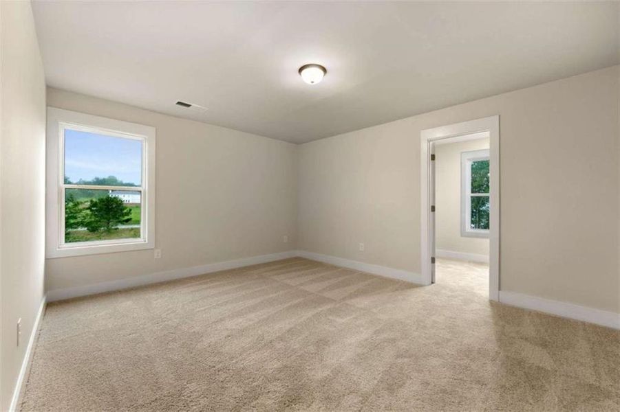 Spacious, unfurnished interior of a new home in Steeplechase, Hoschton (Image 31).